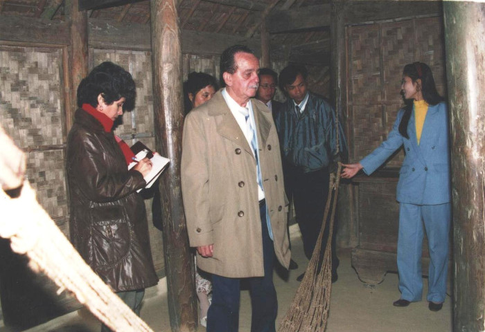 Bárbara Suárez (I),durante su estancia en Vietnam.Fotos: Cortesía de la entrevistada Los recuerdos de Vietnam en el corazón de una cubana