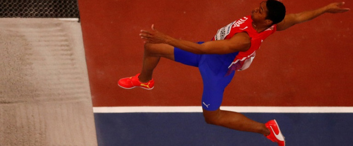 Saltador Echevarría, mejor atleta del mes en Camagüey