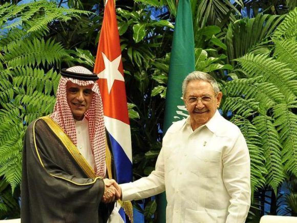 Foto: Tomada de cubadebate.cu Recibió Raúl Castro a Ministro de Exteriores de Arabia Saudí