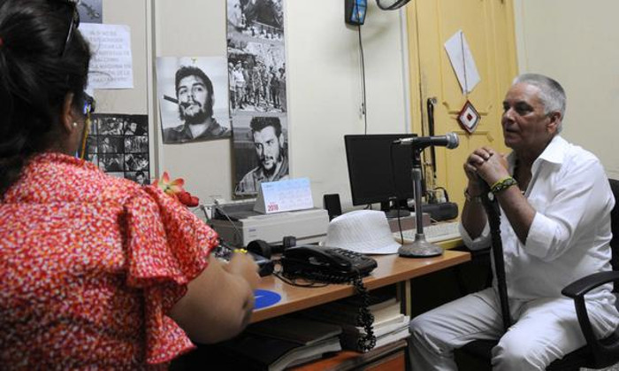 El Dr. Orlando Gutiérrez, Presidente del Consejo Supremo de la Asociación Abakuá, y miembro de la Sociedad Yoruba de Cuba, participará en el Foro de la Sociedad Civil de la VIII Cumbre de las Américas, en Lima, Perú. Foto: Omara Garcia Mederos/ ACN  Con la verdad sobre Cuba y Venezuela a Lima