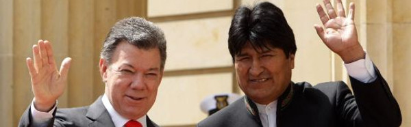 Anuncia Evo Morales visita de presidente colombiano a Bolivia
