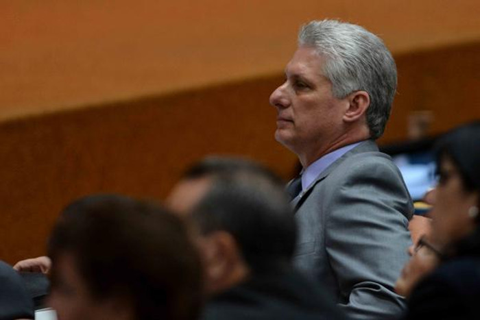 Foto: Marcelino Vázquez Hernández/ ACN Miguel Díaz-Canel electo presidente del Consejo de Estado de Cuba