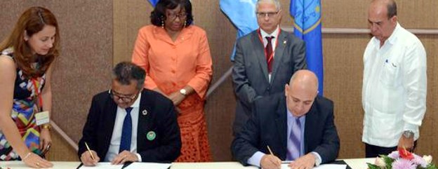 Cuba suscribe convenio para adquisición de medicamentos y vacunas