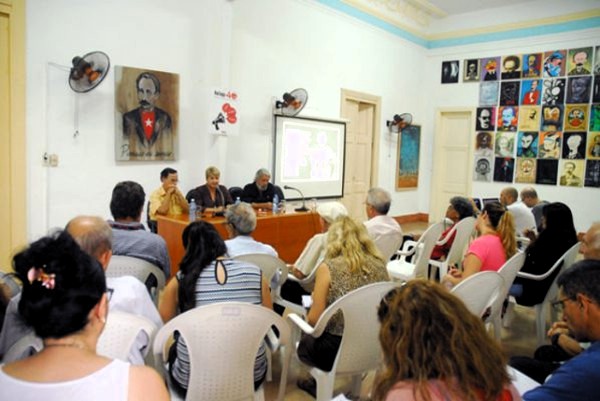 Conference held at Upec on the occasion of World Press Freedom Day. Photo: taken from http://www.cubaperiodistas.cu Journalists Against Manipulation
