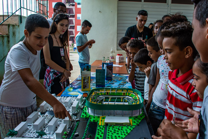 Fotos: Leandro Pérez Pérez/ Adelante Jóvenes universitarios dejan huellas en Los Coquitos