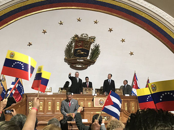 Foto: Tomada de cubadebate.cu Discurso de Díaz-Canel ante Asamblea Constituyente de Venezuela