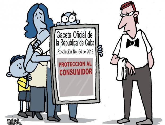Caricatura: Tomada de granma.cu Lo que debemos saber como clientes