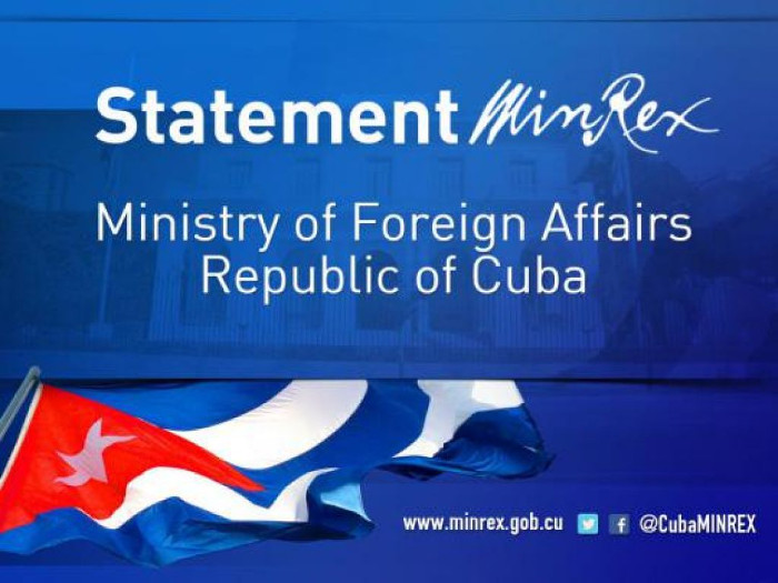 Minrex Statement by the Cuban Ministry of Foreign Affairs