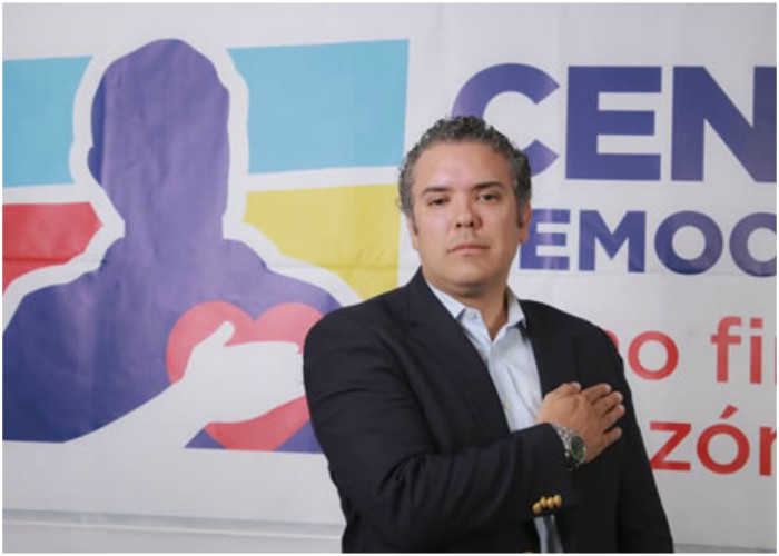Iván Duque, ganador de la segunda vuelta en las elecciones celebradas el pasado domingo. Foto: Tomada de www.las2orillas.co