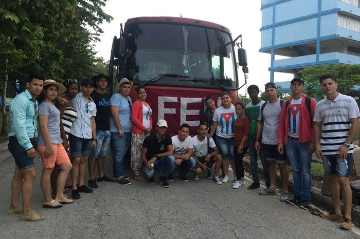 Delegados al Congreso de la FEU recorren centros de interés 