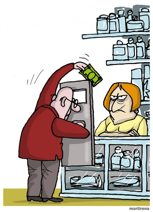 Caricatura: Tomada de granma.cu El síndrome de la transparencia