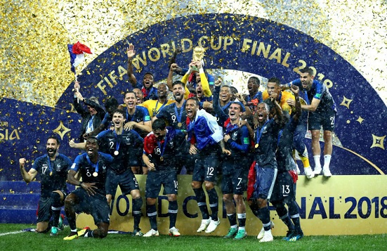 Foto: Tomada de eltiempo.com Francia, campeón antes y después del vestuario