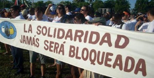 Foto: Tomada de cadenagramonte.cu Integrantes de brigada europea ratifican respaldo a Cuba