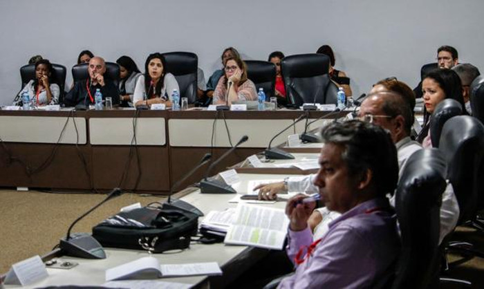 Comisión de Innovación y Nuevas Tecnologías, en el X Congreso de la Unión de Periodistas de Cuba "La Verdad Necesita de Nosotros", en el Palacio de Convenciones de La Habana. Foto: Abel Padrón Padilla/ ACN Nueva presidencia de la UPEC sera presentada este sábado