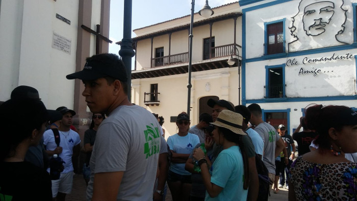 Estudiantes y jóvenes de Sancti Spíritus permanecerán en Camagüey hasta el 22 de julio. Fotos: Del autor Un campamento para disfrutar Camagüey en pleno verano
