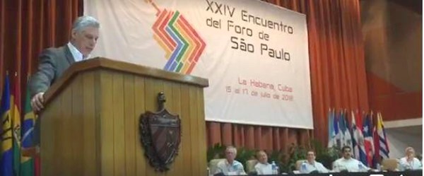 Foto: Captura de pantalla de video de Facebook No habrá giros capitalistas en Cuba, reafirma Díaz-Canel