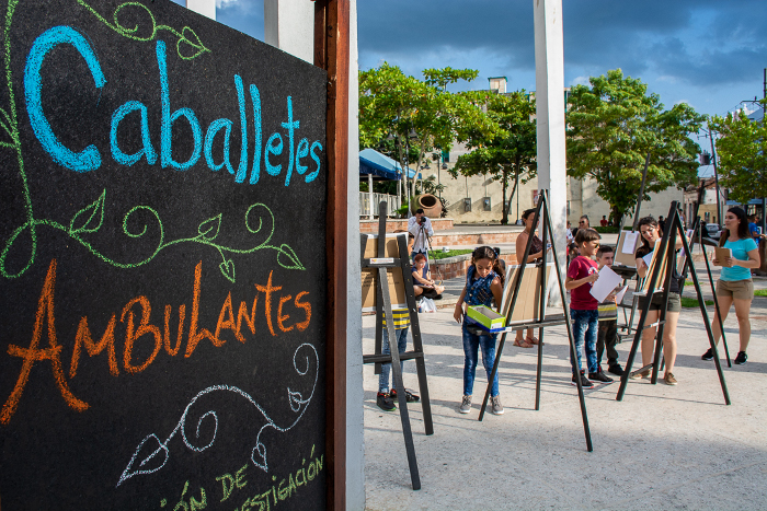 Fotos: Leandro Pérez Pérez/ Adelante Caballetes, confeccionados para crear