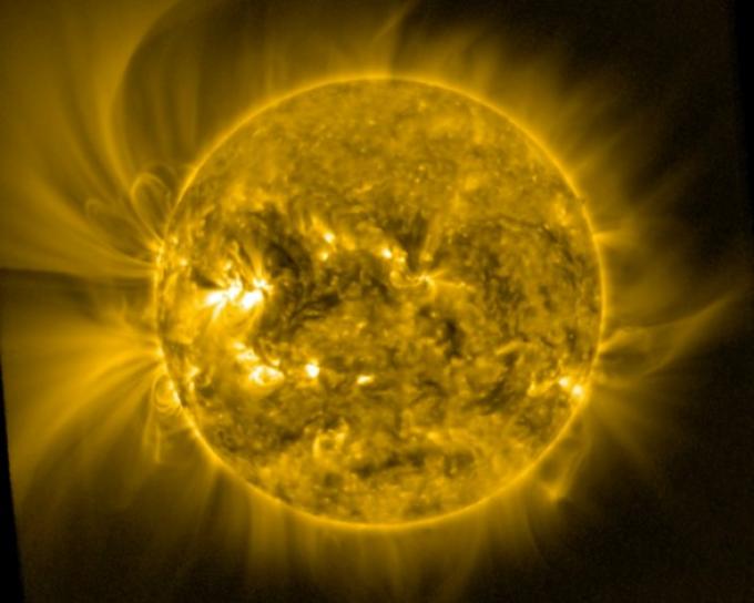 El Sol visto desde el satélite europeo Proba-2 Foto: Tomada de muyinteresante.es Una misión para estudiar el Sol