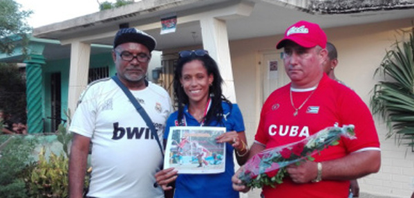 Foto: De la autora Recibe Vertientes a su campeona centroamericana