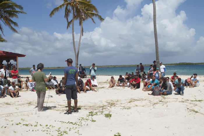 Foto: Archivo Jóvenes camagüeyanos en campamento de verano