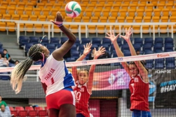Fotos: Tomadas de jit.cu Cubanas inician su recorrido en el continental de voleibol sub 18