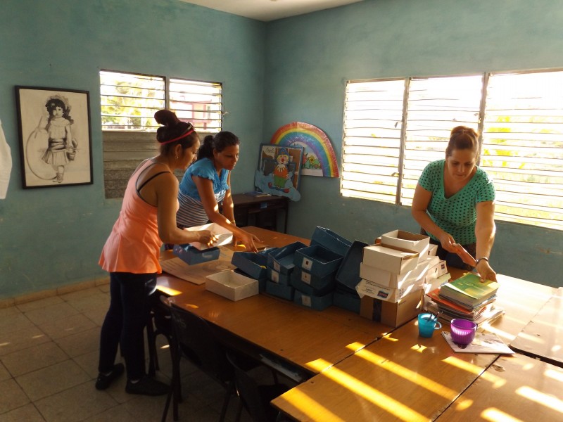 Foto: Tomada de radiosantacruz.icrt.cu Santa Cruz del Sur listo para iniciar el curso escolar