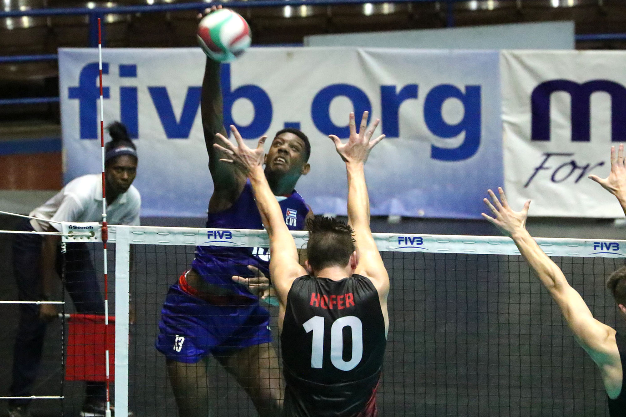 José Carlos Romero fue seleccionado el mejor opuesto y más valioso del torneo. Fotos: Tomada de norceca.info