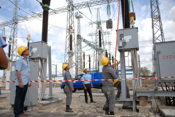Photo: Otilio Rivero Delgado/Adelante/Archive Advances in electrical investments in Camagüey