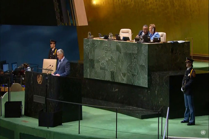 Foto: Tomada de prensa-latina.cu Díaz-Canel resalta valores del multilateralismo