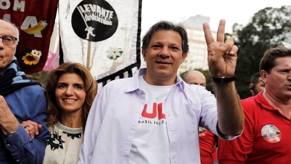 El desafío de Haddad es conquistar los votos de Lula con el plan de Gobierno que el exmandatario defiende. Foto: Tomada de telesurtv.net Fernando Haddas, opción de los brasileños