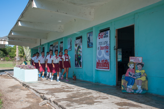 Fotos: Leandro Pérez Pérez/Adelante Laurel cederista para la “Suárez Gayol”