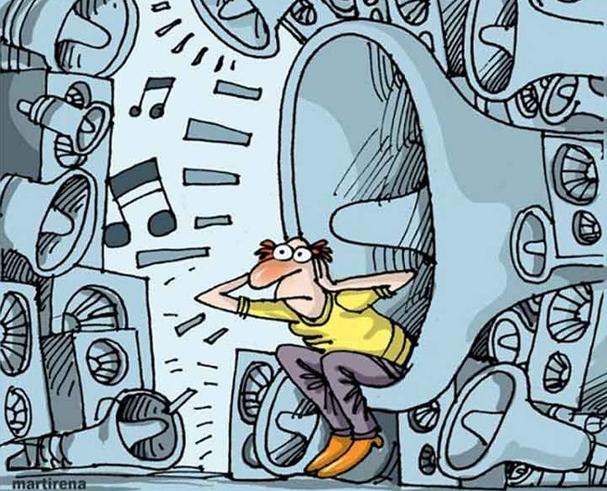 Ilustración: Tomada de vanguardia.cu Por mayor responsabilidad estatal ante contaminación sonora