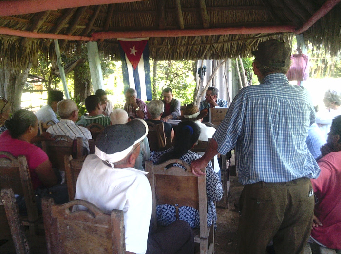 Foto: De la autora Campesinos camagüeyanos también aportan al Proyecto de Constitución cubana
