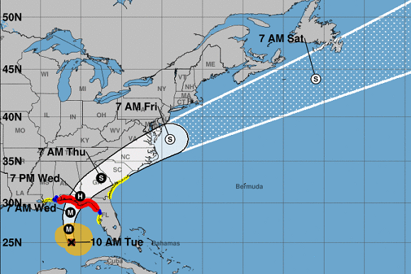 Foto: Tomada de cubadebate.cu Michael se intensifica en el golfo de México