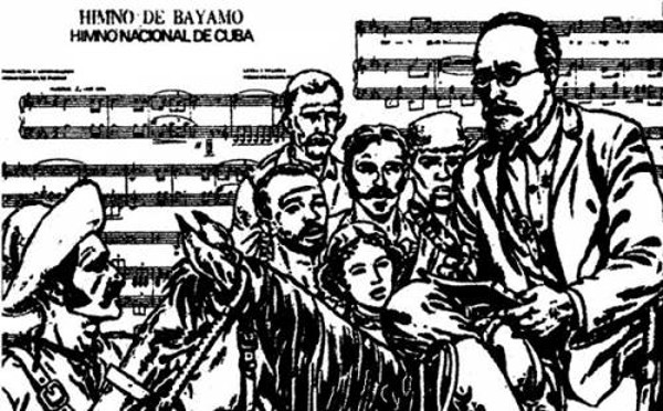 Imagen: Tomada de juventudrebelde.cu Momento de gloria con el Himno de Bayamo