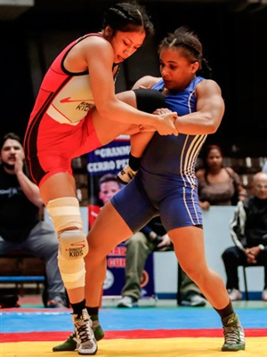Foto: Tomada de jit.cu Cuba tiene a su primera luchadora medallista mundial