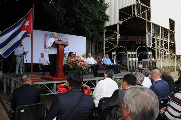 Foto: Tomada de juventudrebelde.cu En presencia de Díaz-Canel, inauguran Feria Internacional de La Habana
