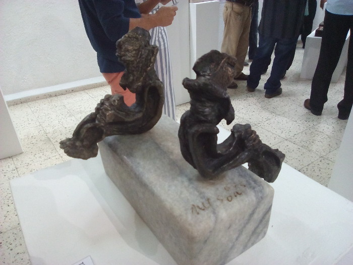 Dos payasos. Fotos: Del autor La poesía espontánea de Nelson