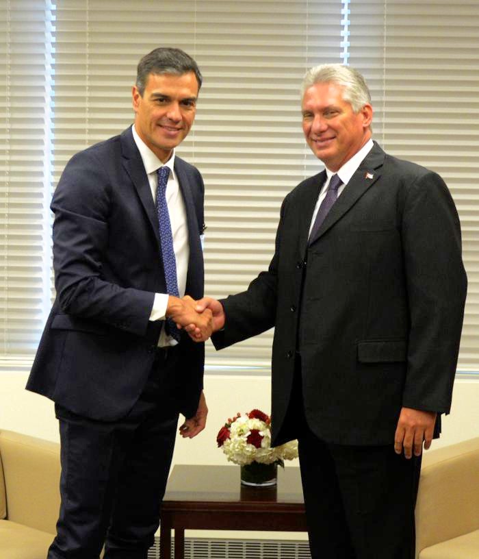 Photo: Taken from cubahora.cu Spanish President to meet Diaz-Canel and hold official talks