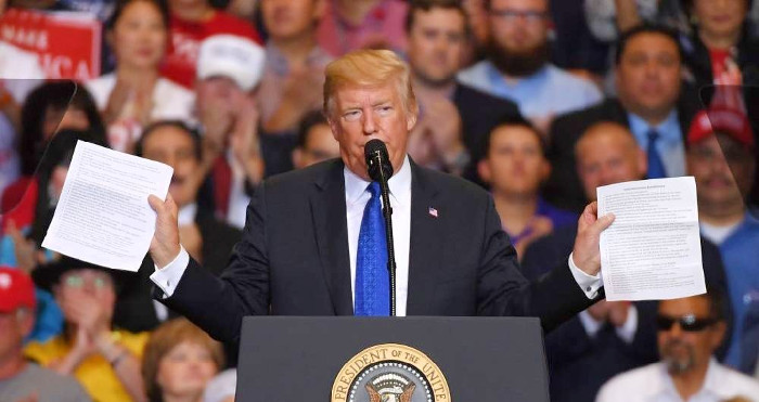 Foto: Tomada de dinero.com Trump festeja éxitos electorales y critica republicanos derrotados