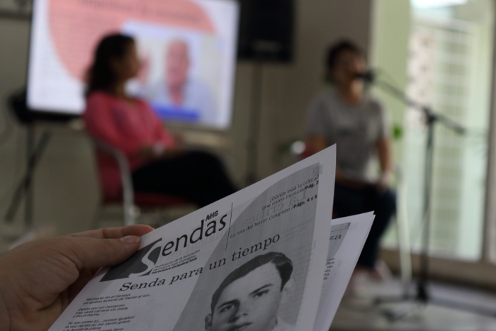 Presentación del periódico Sendas, de la filial de la AHS en Camagüey.