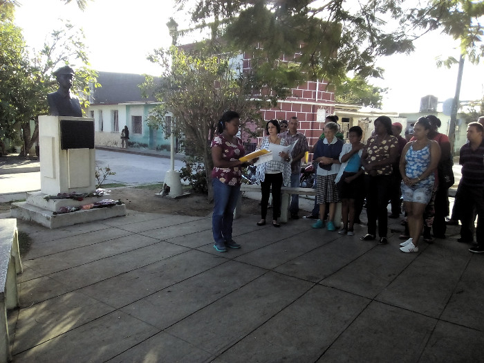Foto: Del autor Recuerdan a Manuel Zabalo en Camagüey