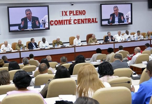 IX Pleno del Comité Central del Partido Comunista de Cuba. Foto:/ACN Sesiona IX Pleno del Comité Central del Partido Comunista