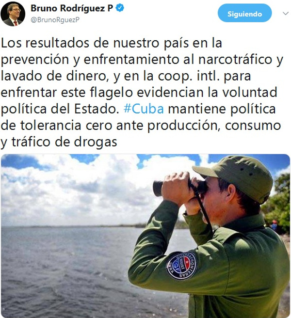 Foto: Tomada de acn.cu Cero tolerancia a las drogas en Cuba