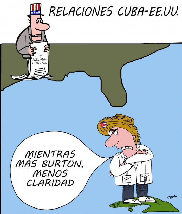 Foto: Tomada de escambray.cu Pueblo de Camagüey rechaza bloqueo estadounidense