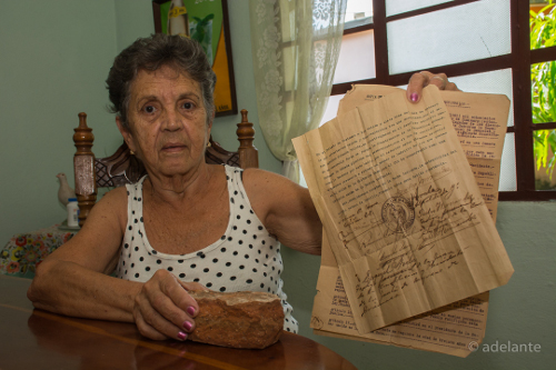 Fotos: Leandro Pérez Pérez/Adelante Ladrillo rescatado de las cenizas de Guáimaro