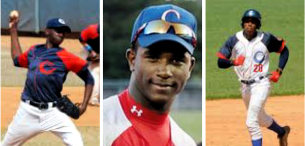 Josimar Cousín, Loidel Chapellí (son) and Leonel Moas (son), of Camagüey province, make up the list of 34 players with amateur status that the Cuban Baseball Federation declared free to negotiate with franchises of the Major League Baseball. Photo: Archive Announces Cuban Baseball Federation 34-player list for possible contracts with MLB