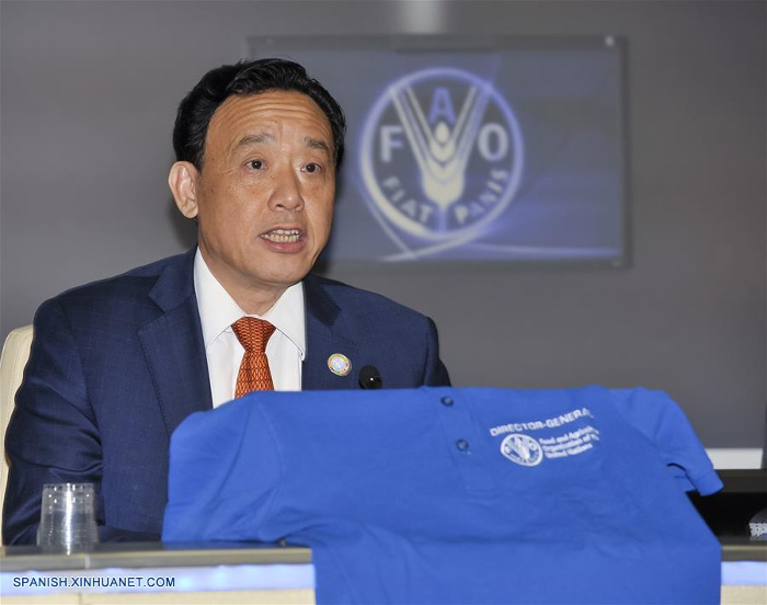 Foto: Tomada de spanish.xinhuanet.com Nuevo director de la FAO propone medidas urgentes para impulsar el desarrollo sostenible