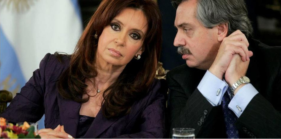 Cristina Kirchner y Alberto Fernández, cuando compartían Gobierno en Casa Rosada. Foto: Tomada de clarin.com Binomio Fernández en Argentina