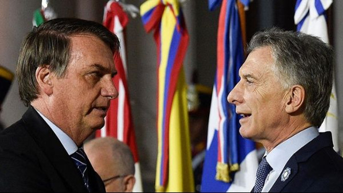Foto: Tomada de telesurtv.net Trump, Bolsonaro y Macri...el diablo los junta